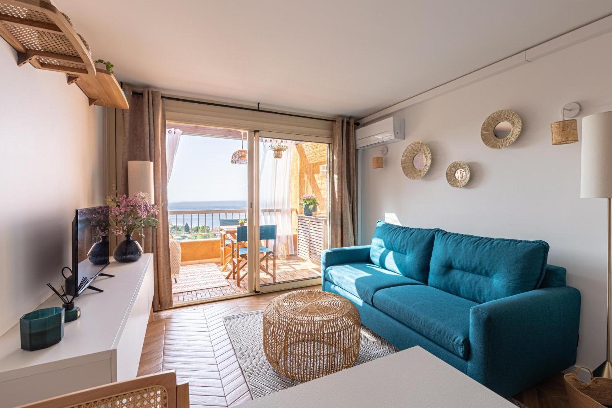 Vue Mer Et Jardin Théoule-sur-Mer Buitenkant foto